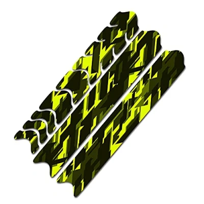 Afbeelding van AlphaShield Framebeschermfolie, zelfklevend, R161, MTB, BMX, framebescherming, neongeel, 13
