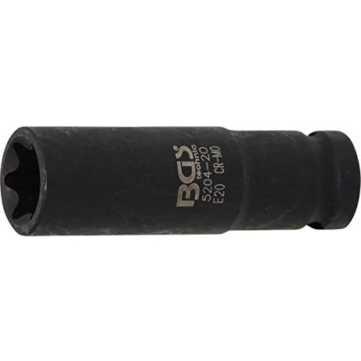 Afbeelding van BGS 5204 20 Kracht dopsleutel E profiel 12,5 mm (1/2&quot;) E20
