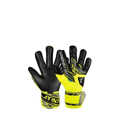 Afbeelding van Reusch Attrakt DUO Evolution Keepershandschoenen, Maat: 8, Safe yell silver black