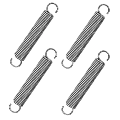 Afbeelding van GUNGY Trekveren met haak, roestvrij staal, spanveer, trekveer, 60 mm, buitendiameter 10 draaddiameter 1,2 maximale trekkracht 3,2 kg, x 4 stuks