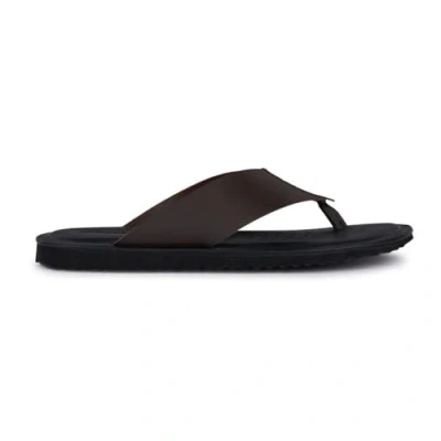 Afbeelding van Geox Erice Teensandalen, Heren, Maat: 41, Coffee Leer