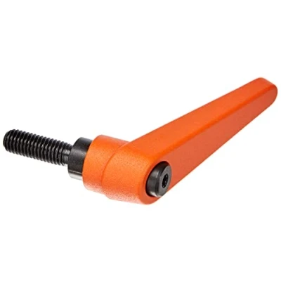 Afbeelding van HALDER 24400.0351 Verstelbare klemhendel, oranje, d1 = 18 mm / d2=M8 l1=25