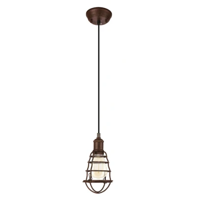 Afbeelding van Leen Bakker EGLO Hanglamp Port Seton Oud Hanglampen Bruin Staal