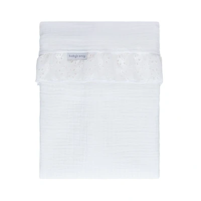 Afbeelding van Baby&#039;s Only Laken Ledikant Calm Wit Ruffle