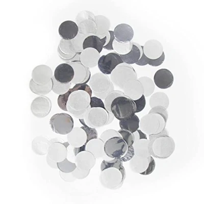 Afbeelding van Confetti Zilver Groot Rond 14 gram