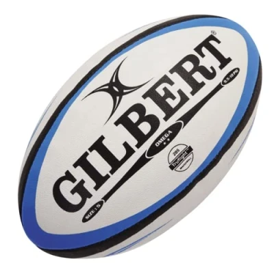 Afbeelding van Gilbert Rugbybal Match Omega Blauw / Zwart Maat 4