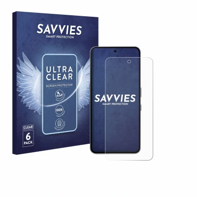 Afbeelding van Savvies Screenprotector voor Nothing Phone (3a) Pro Folie Beschermfolie transparant (6 Stuks)