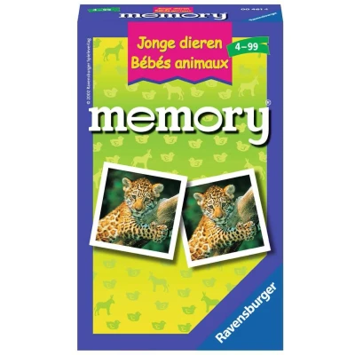Afbeelding van Jonge Dieren Memory (NL/FR)