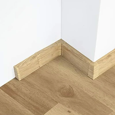 Afbeelding van [DQ PP] PVC plinten in laminaat look, 2 meter plinten, 55 mm, antieke eik