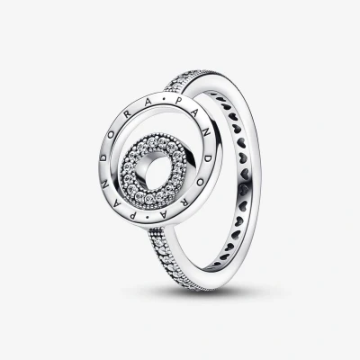 Afbeelding van Pandora 192316C01 Ring Signature Circles zilver zirconia