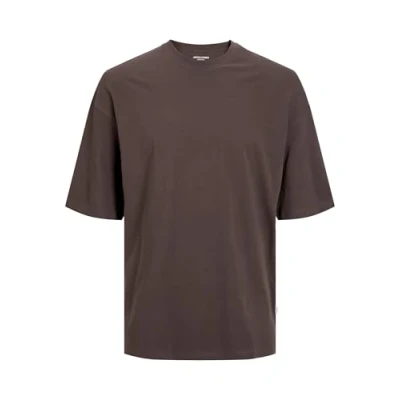 Afbeelding van Jack &amp; Jones Jjecharge TEE Oneck Tshirt basic, Heren, Maat: XS, Mulch