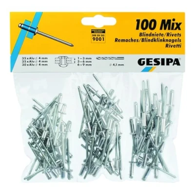 Afbeelding van Gesipa 1433667 Popnagel 100 onderdelen