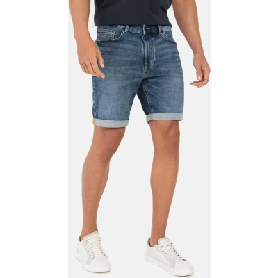 Afbeelding van camel active fleXXXactive® Bermudashorts Slim Fit Maat menswear 46IN Blauw