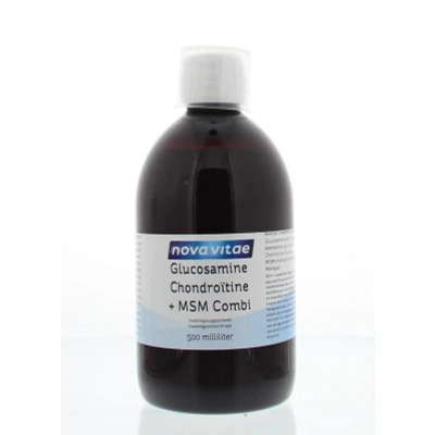 Afbeelding van Nova Vitae Glucosamine chondroitine MSM combi 500 ml