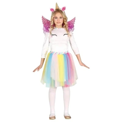 Afbeelding van Fiestas Guirca Rainbow Unicorn (10 12 jaar)