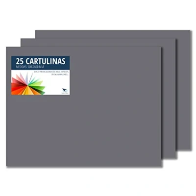 Afbeelding van Raylu Paper® 50 x 65 cm, 25 stuks, 180 g/m², ideaal voor knutselwerk, kantoor, tekenen, papyroflex (donkergrijs)