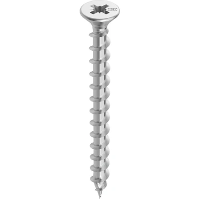 Afbeelding van HECO TOPIX spaanplaatschroef 5x60mm platkop RVS voldraad PZD 2 38254 (Per 200 stuks)
