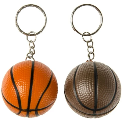 Afbeelding van Duckiez Sleutelhanger Basketbal Foam 12 stuks