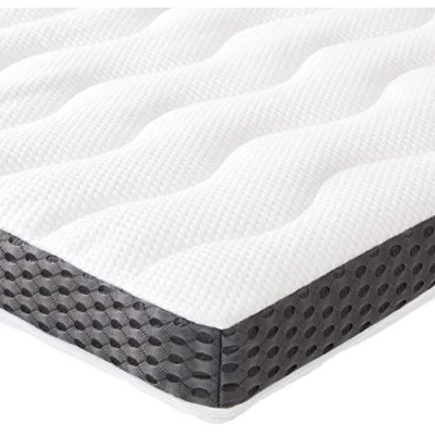 Afbeelding van Amazon Basics Topper, comfortabel, traagschuim, met bandjes, 7 x 140 200 cm