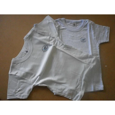 Afbeelding van Petit Bateau 2 Pack Tshirt korte mouw Ondergoed Jongen 6 jaar 114