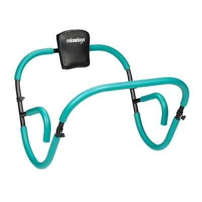 Afbeelding van Relaxdays buikspiertrainer AB trainer nekkussen handgrepen home gym accessoire