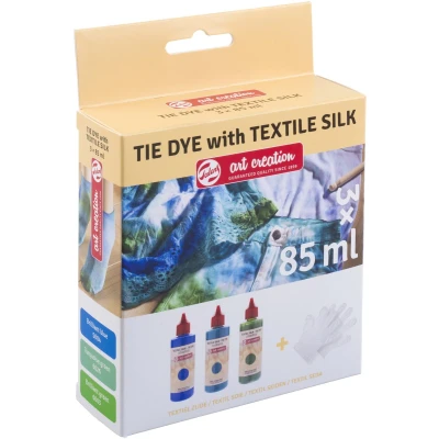 Afbeelding van Talens Art Creation Tie Dye Set 3 x 85 ml Blauw