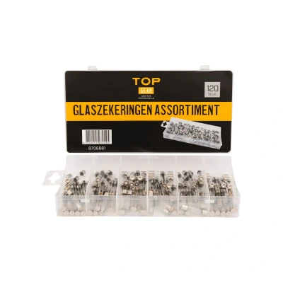 Afbeelding van Topgear Glaszekeringen Set 120 delig 5 10 15 20 25 en 30A