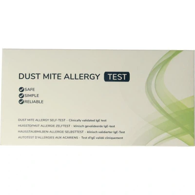 Afbeelding van The Tester Huisstofmijt allergie test 1 stuks