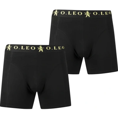 Afbeelding van O.leo Boxershort Zwart L 2 stuks