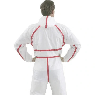 Afbeelding van 3M 4520XXL Beschermend pak model 4565 Maat=XXL Wit, Rood