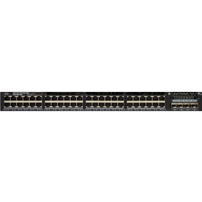 Afbeelding van Cisco Catalyst WS C3650 48TQ E netwerk switch Managed L3 Gigabit Ethernet (10/100/1000) 1U Zwart