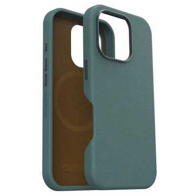 Afbeelding van Apple iPhone 16 Pro MagSafe Hoesje Kunstleder OtterBox Hardcase/Backcover Groen Telefoonhoesje Shockproof/Valbescherming