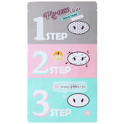 Afbeelding van Gezichtsmasker Peel Off Holika Pig nose Clear Black Head 3 Step