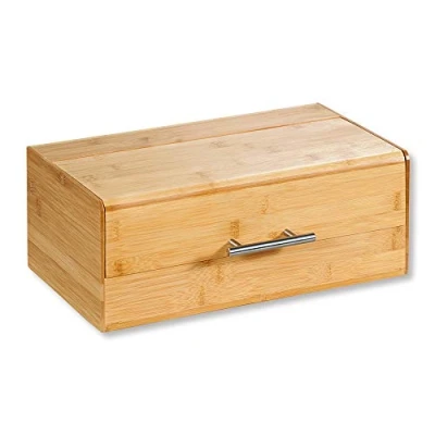 Afbeelding van FSC® Houten Broodtrommel met Optil deksel BAMBOE Brood trommel