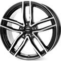 Afbeelding van DEZENT 5 gat 17duim 112mm lichtmetalen Velg tr dark zwart TTRY8BP48 7duim 48mm 70.1mm