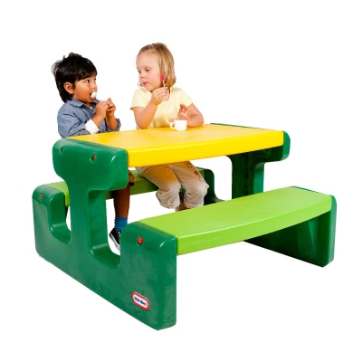 Afbeelding van Little Tikes Go Green Picknicktafel met Parasol