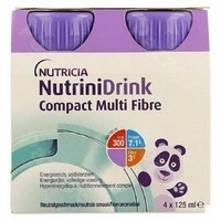 Afbeelding van Nutrinidrink Compact Multi Fibre Neutrale Smaak 4x125ml
