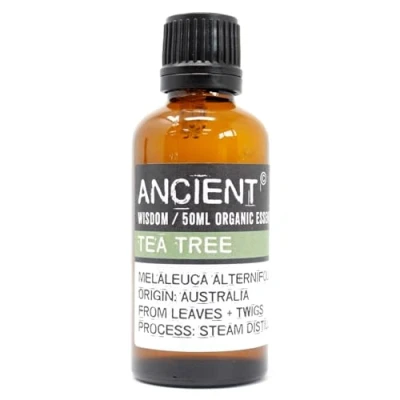 Afbeelding van Biologische Etherische Olie Tea Tree 50ml Aromatherapie Essentiële Oliën