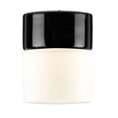 Afbeelding van Ifö Electric Opus 100/125 plafond en wandlamp porselein IP44 Zwart