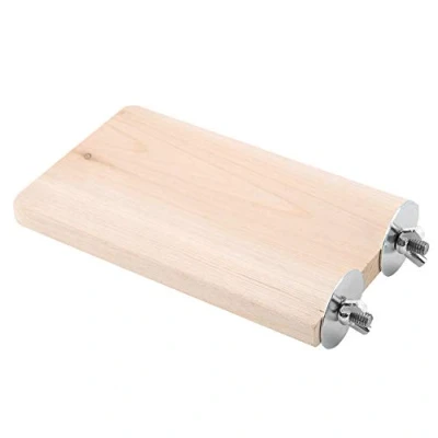 Afbeelding van Natuurlijke Houten Stand Platform Speelgoed Hout Springen Klimmen Springplank Accessoire Voor Kleine Huisdier Hamster Muis Vogel