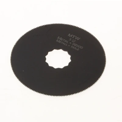 Afbeelding van Zaagblad rond BIM 80mm voor onder andere hout en metaal, type S12