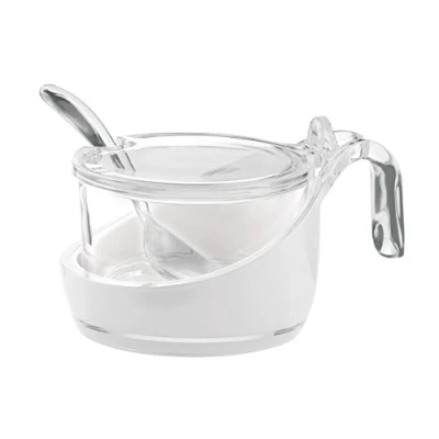 Afbeelding van Guzzini Vintage Suikerpot met lepel Transparant