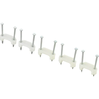 Afbeelding van TRU COMPONENTS TC DNF17203 Spijkerclip 1593094 Bundel Ø (bereik) 17.70 mm (max) Tweegats Wit 100 stuk(s)