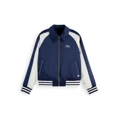 Afbeelding van Scotch &amp; Soda bomberjack blauw