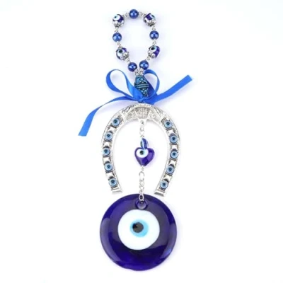 Afbeelding van Hanger Boze Oog Turks Blauw Decor Amulet Zegen Beschermer Moslim Geluk Housewarming Wanddecoratie