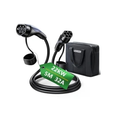 Afbeelding van UGREEN Type 2 EV laadkabel lader met 3,5KW draagbare auto&#039;s thuislaadstation 32A autolader voor alle elektrische voertuigen 5 meter