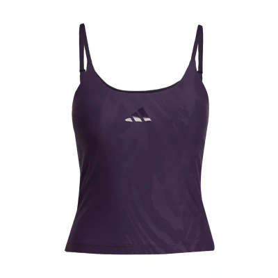Afbeelding van adidas Performance Optime TANK Top, Dames, Maat: Small, Aurora plum