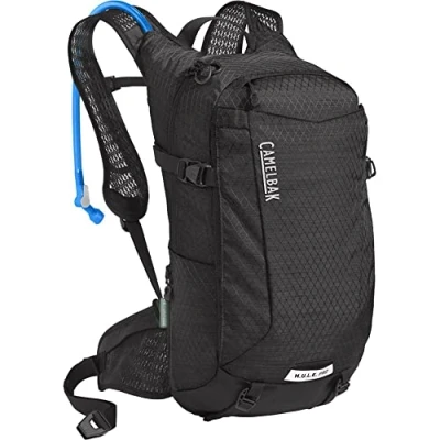 Afbeelding van CamelBak Womens M.U.L.E Pro 14, Frameloos, Voorkant, Achtervoering, Fietsen, Zwart, Wit, Vrouw