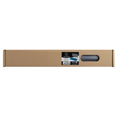 Afbeelding van Exacompta Ref. 29640E 1 Crystal bureauonderlegger in zacht PVC één glad oppervlak en generfd afmetingen 43 x 90 cm kleurloos opgerold geleverd