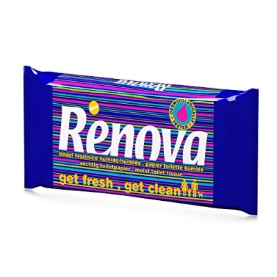 Afbeelding van Renova Vochtig toiletpapier, 12 stuks